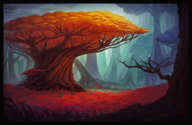 Fantasy Forest by Frostwindz