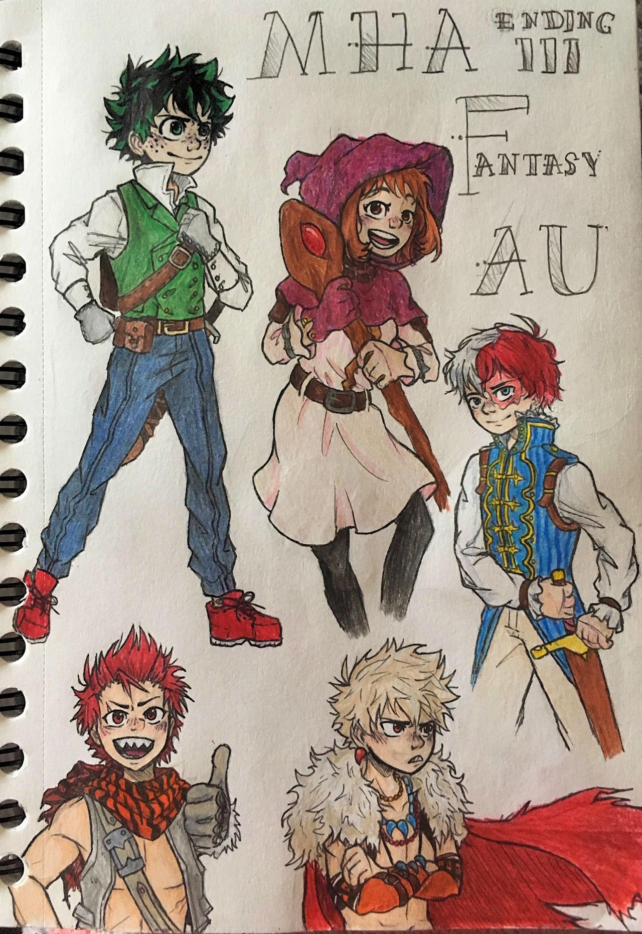 MHA Fantasy AU page by Lyssabug17 on DeviantArt