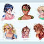 OCs- A few side mer-characters :D