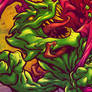 BIG ANGRY MONSTERS detail crop