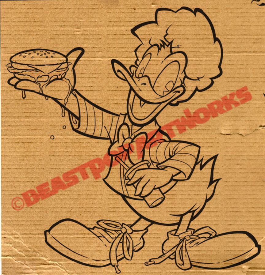 RONALD MCDONALD DUCK inks