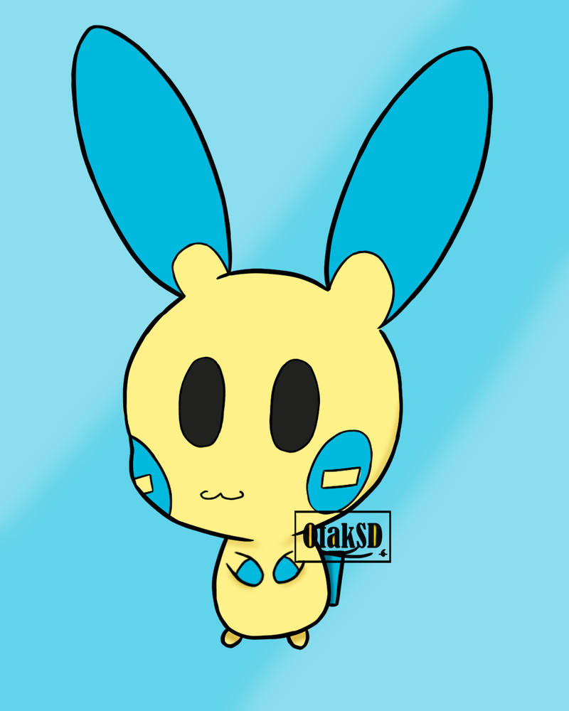 Minun by OtaksoulD on DeviantArt