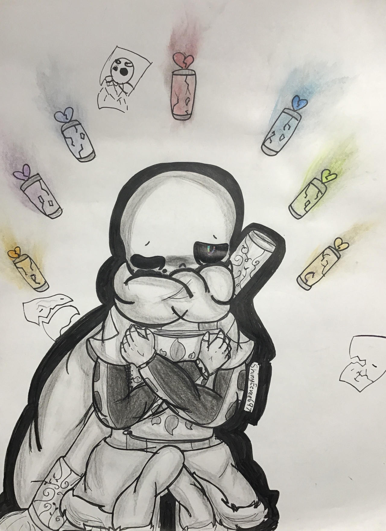 Colorless | Ink Sans by GhostlyLinks on DeviantArt