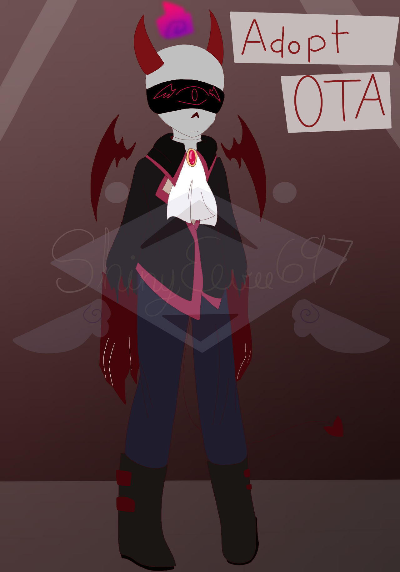 Demon skeleton || 500 POINTS OPEN by GhostlyLinks on DeviantArt