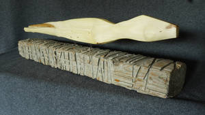 Hovering torso, hommage to Archipenko