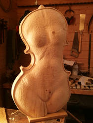Cello in contrapost (WIP advanced) front by gecko-online