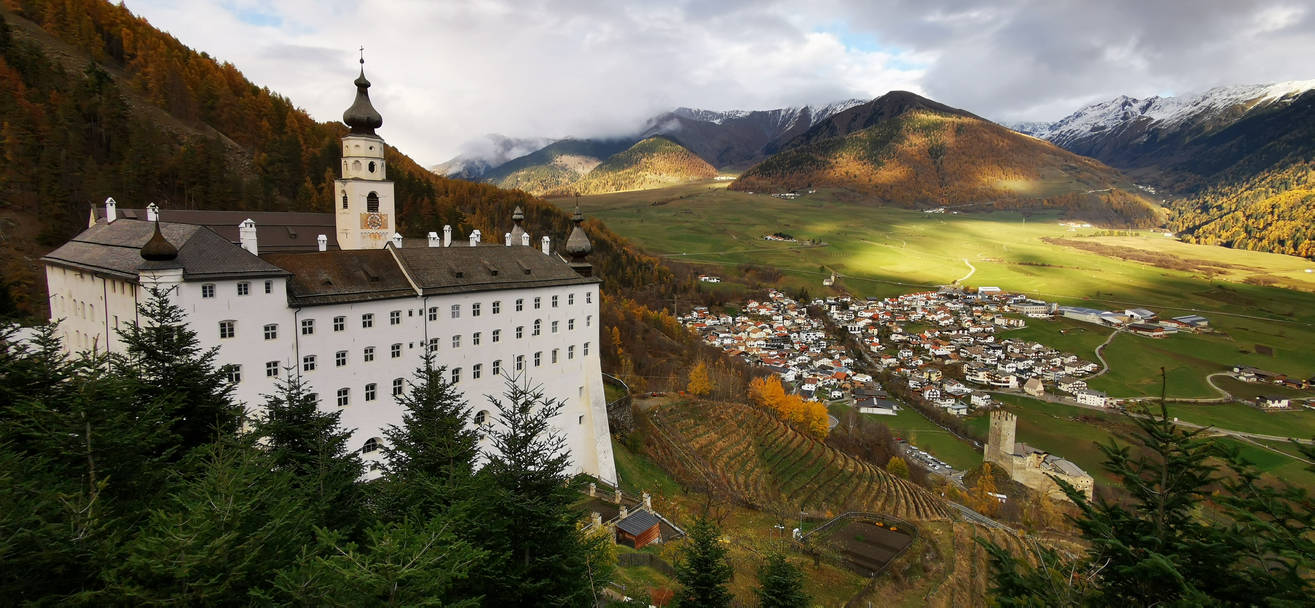 Monastery Alps Medieval monastery in the Alps by gecko-online on DeviantArt