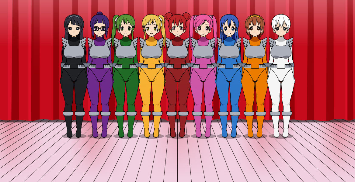 Color Girl Rangers by BartGriffin on DeviantArt