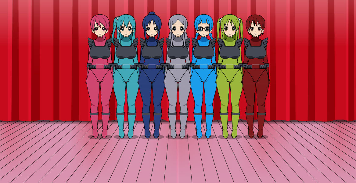 Color Girl Rangers by BartGriffin on DeviantArt