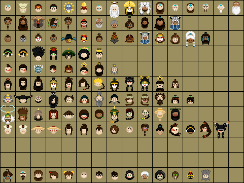 World of Avatar Character Pixels