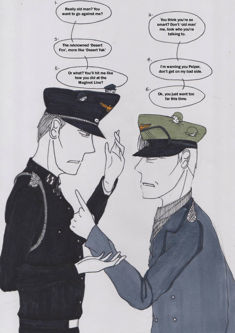 Rommel vs Peiper by wizarddoc205 on DeviantArt