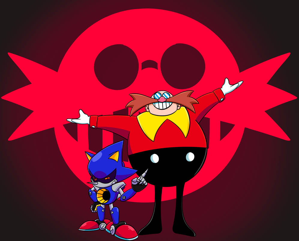 Eggman and Metal Sonic by MinusBrush on DeviantArt