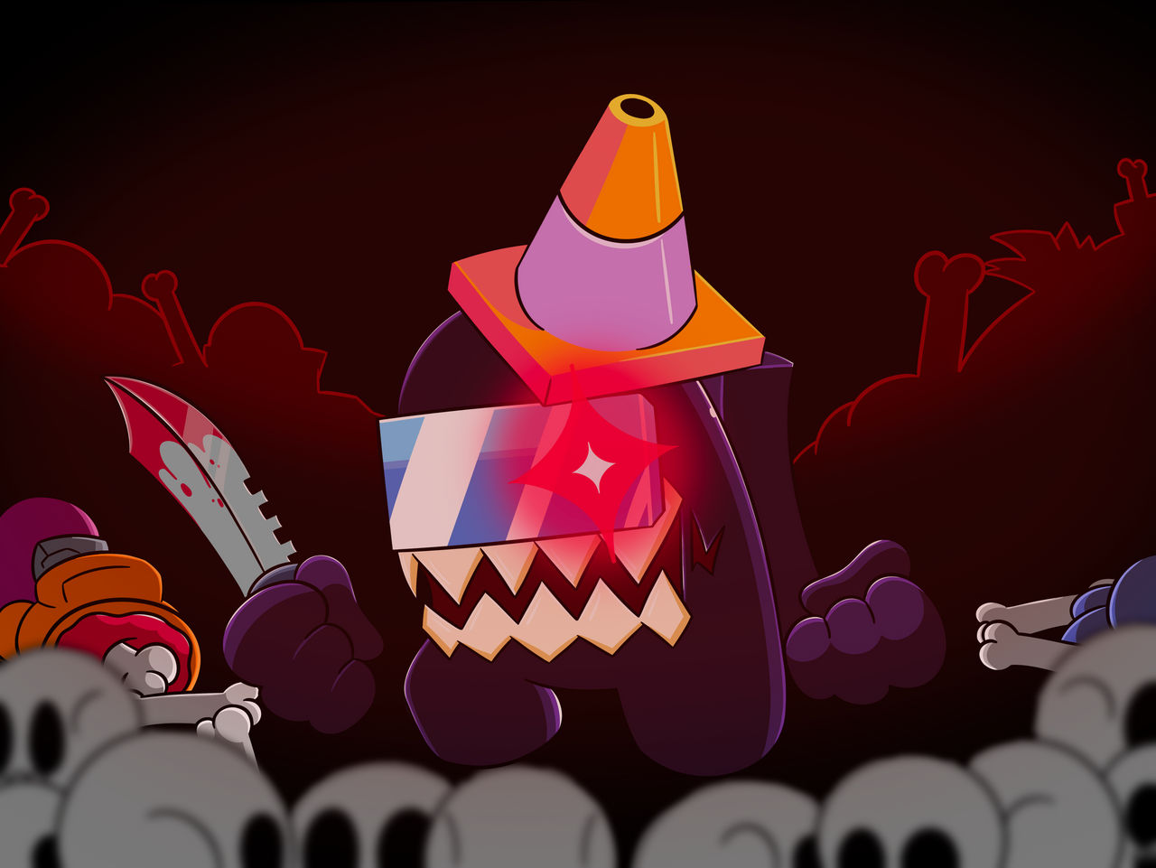 Black Imposter (Impostor V4 Fanart) by MinusBrush on DeviantArt