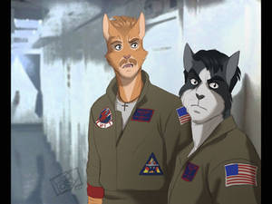 Top Gun but they are cats