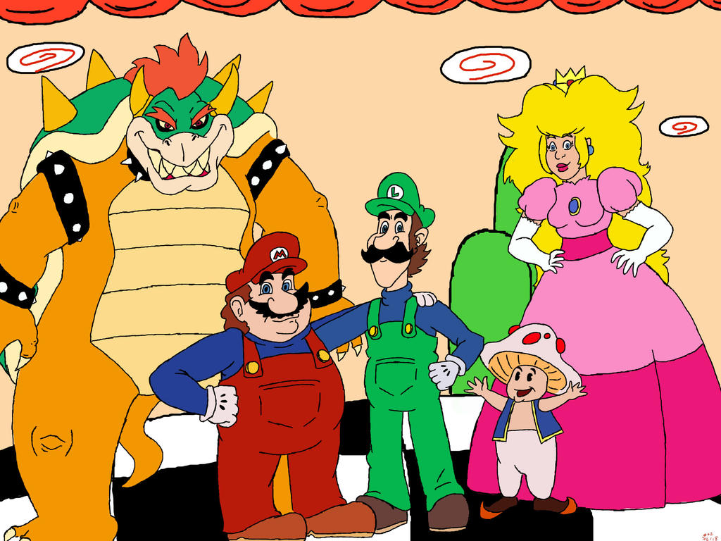 Super Mario Group by CountBedlam on DeviantArt