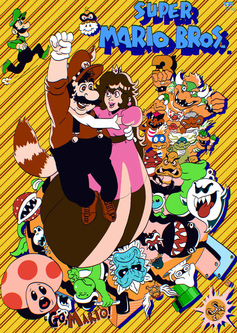 Smb3 Characters Super Mario Bros 3 by CountBedlam on DeviantArt