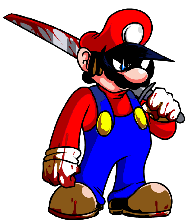 FNF Devil Mario Mario-Styled by kalel156 on DeviantArt