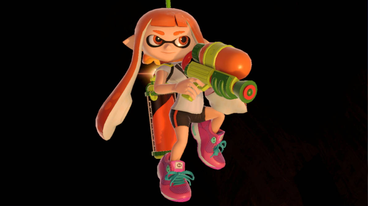 Inkling poses in the air by kalel156 on DeviantArt