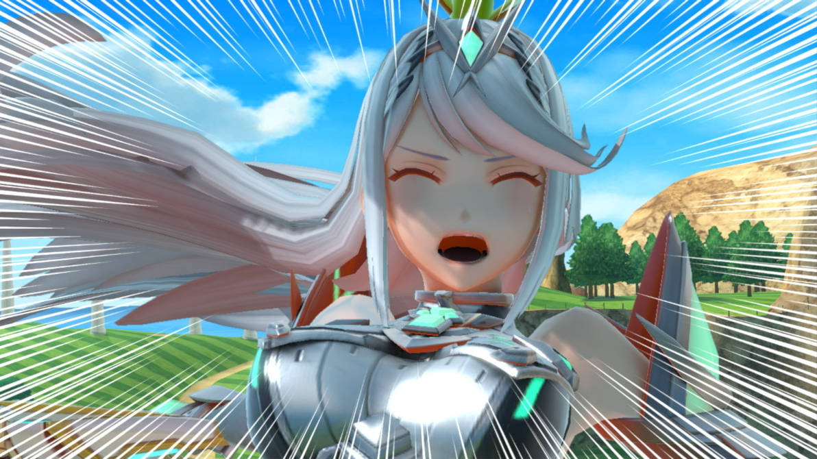 Mythra screaming by kalel156 on DeviantArt