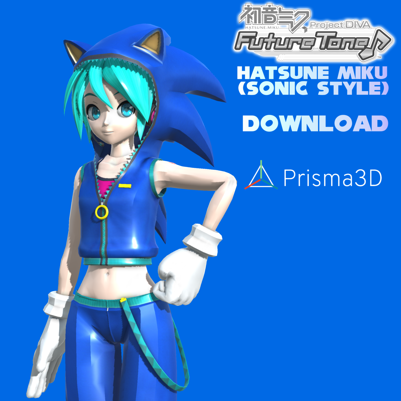 Miku Rig Miku (Sonic Style) Rig Prisma3D Release! by kalel156 on DeviantArt