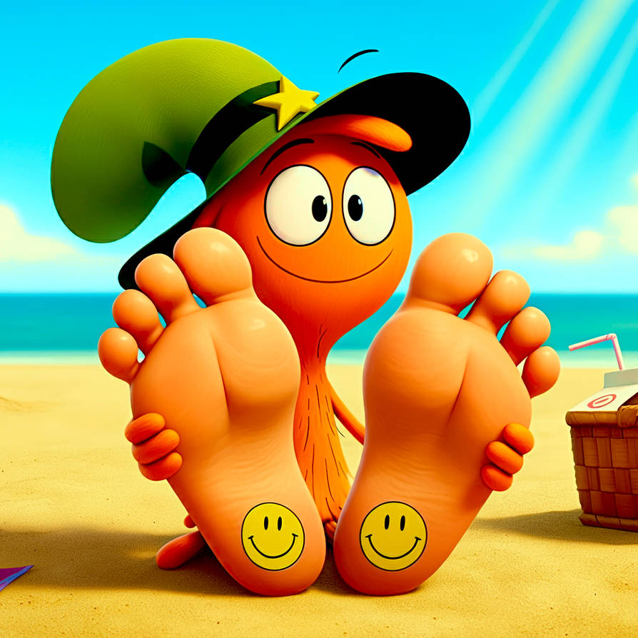 Wander s Big Orange Feet At The Beach AI Art By Inflationfan46 On wander-s-big-orange-feet-at-the-beach-ai-art-by-inflationfan46-on