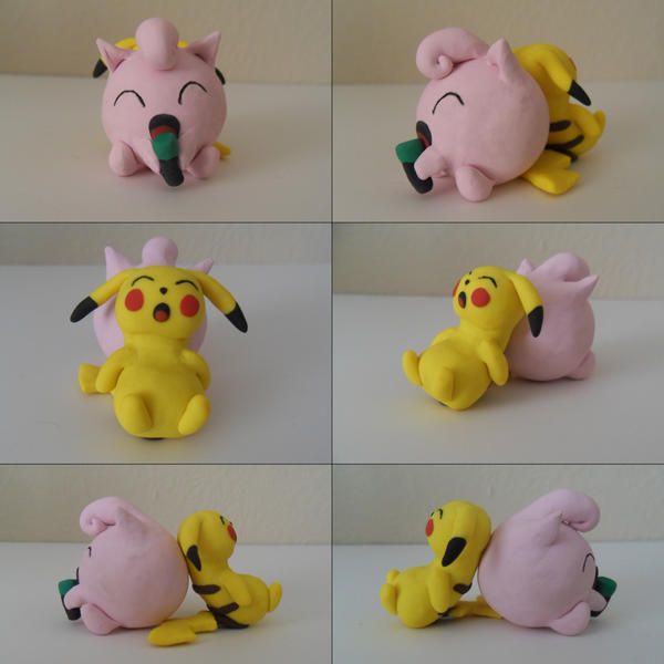 Singing Jigglypuff, Sleeping Pikachu