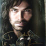 Aidan Turner's autograph