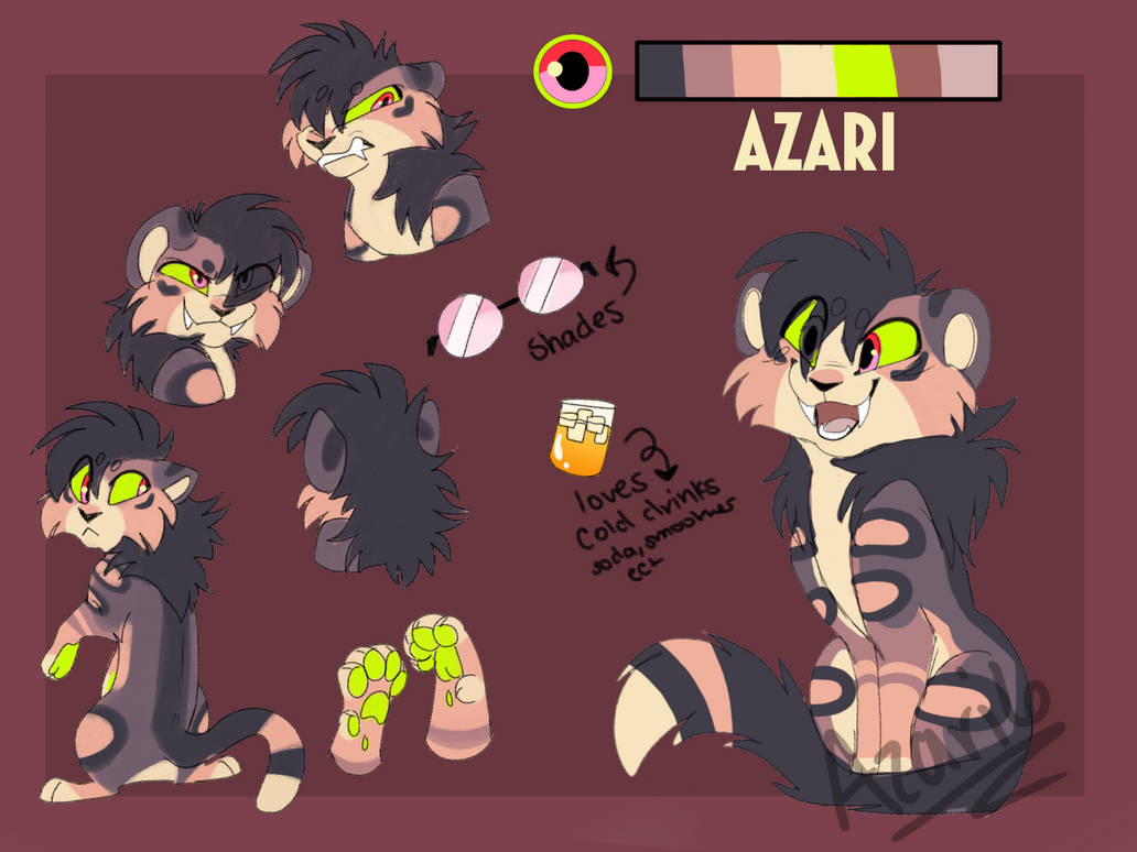 Azari Face azari ref sheet by Azari6 on DeviantArt