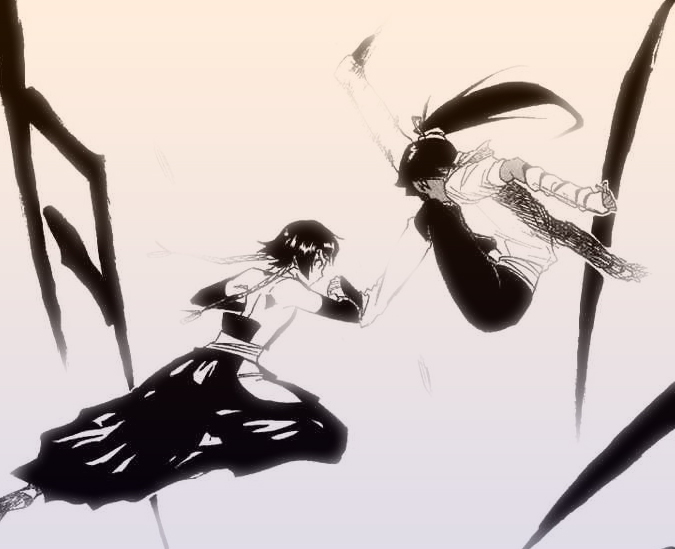 Yoruichi and Soi Fon