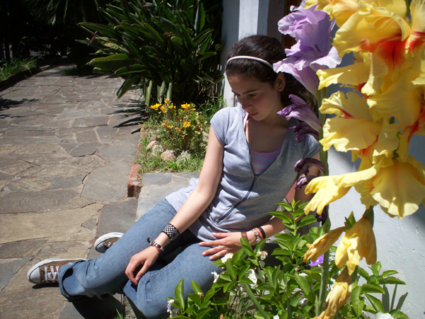 Through the flowers