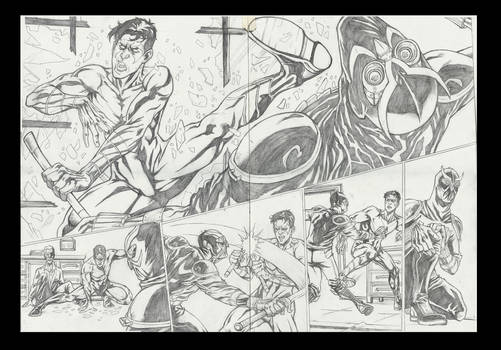 Nightwing 08 sample pages #3 - 4