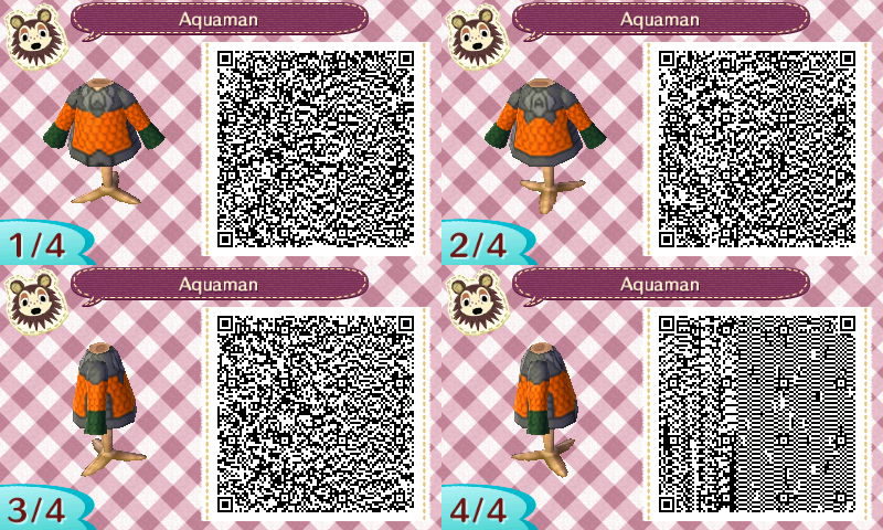 Animal Crossing New Leaf QR: Aquaman