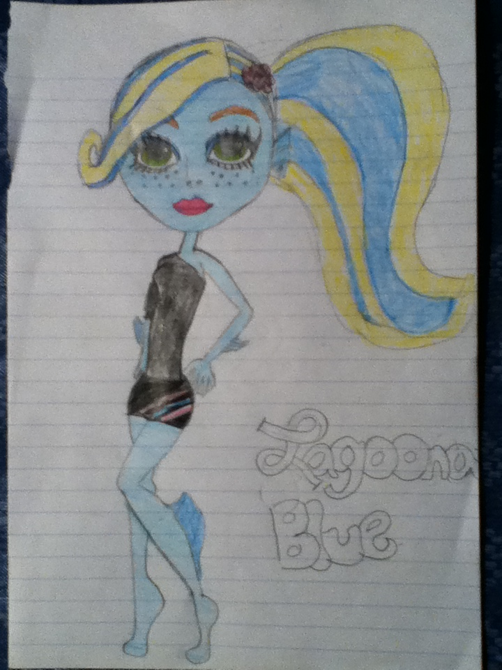 lagoona blue drawing