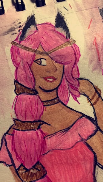 Princess Nana : Aphmau a Royal Tail COLORED