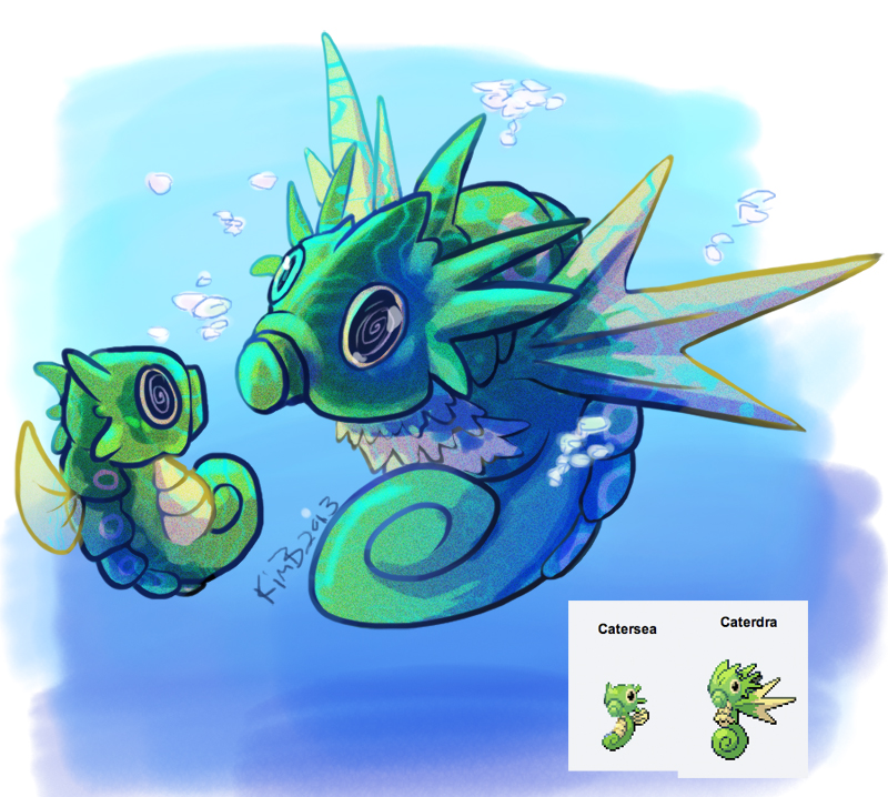 Pokefusion - Catersea and Caterdra