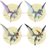 Aerodactyl Variants