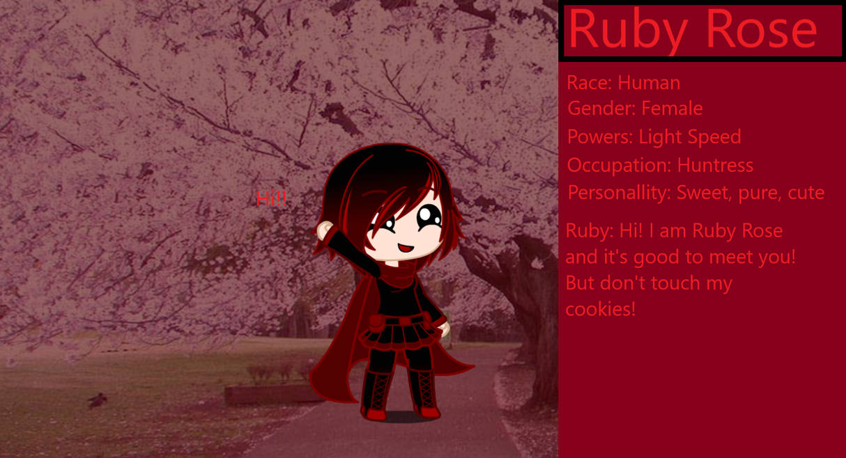 Meet Ruby!! by RWBY-Fan1234 on DeviantArt