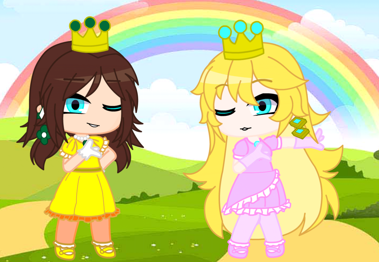 Peach, Daisy, and Rosalina in Gacha Life 2 by softmoonbow on DeviantArt