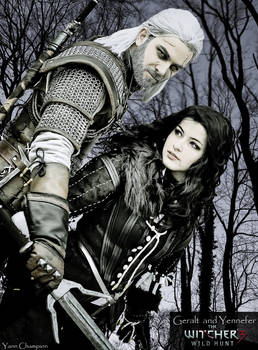 Geralt and Yennefer (Zephon Cos and Azure Cosplay)