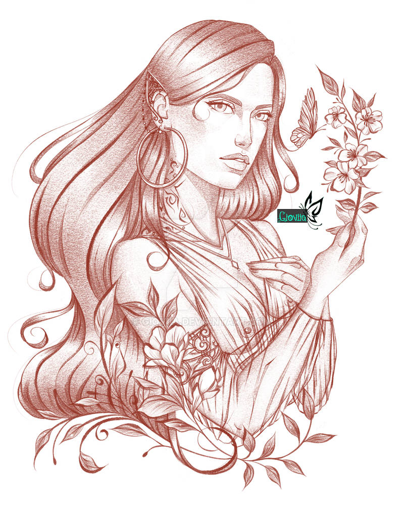 Idalia, giulia_fw.arts 's oc on IG (raffle prize) by Gioviia on DeviantArt