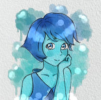 Lapis Lazuli Watercolor