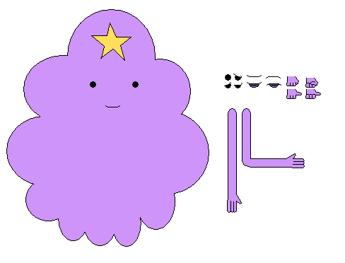 Lumpy Space Princess char builder