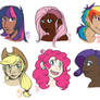 Humanized Mane 6