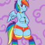 MLP- Cute RainbowDash Pinup