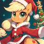 Christmasy Applejack