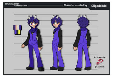 [COMMISSION] Character Sheet for Clipeddddd