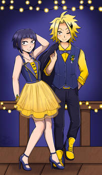 Kaminari and Jirou Prom Night