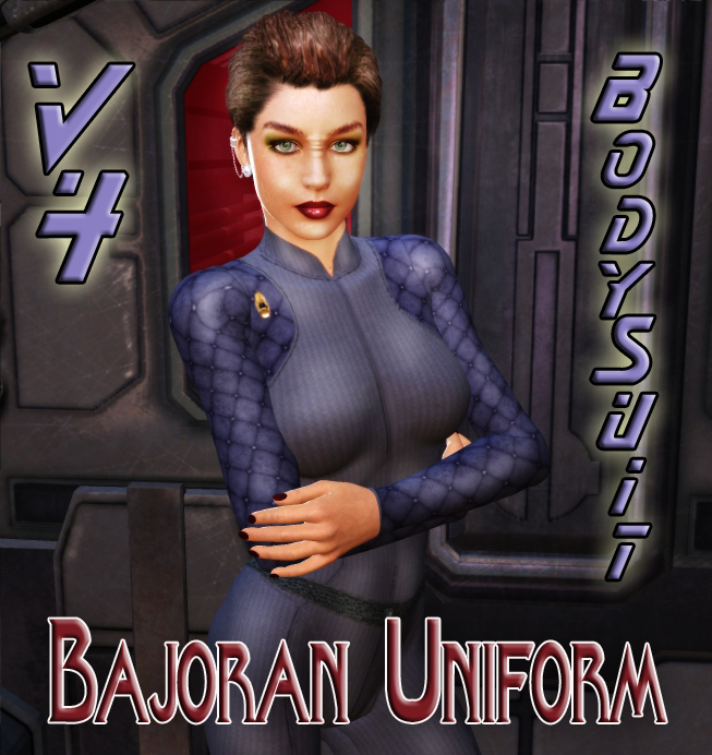 Bajoran Uniform for V4 Bodysuit