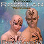 Romulan Tattoo Textures for M4 and V4