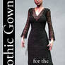 Gothic Gown Texture for Morphing Fantasy Dress